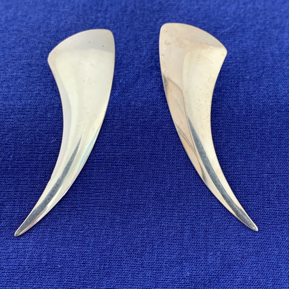Vintage Mexican silver earrings